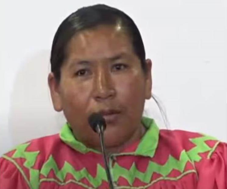 Habla candidata rarámuri en lengua materna durante debate Habla candidata rarámuri en lengua materna durante debate