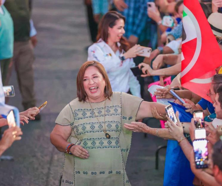 Menciona Xóchitl que Claudia la va a ‘cruzazulear’