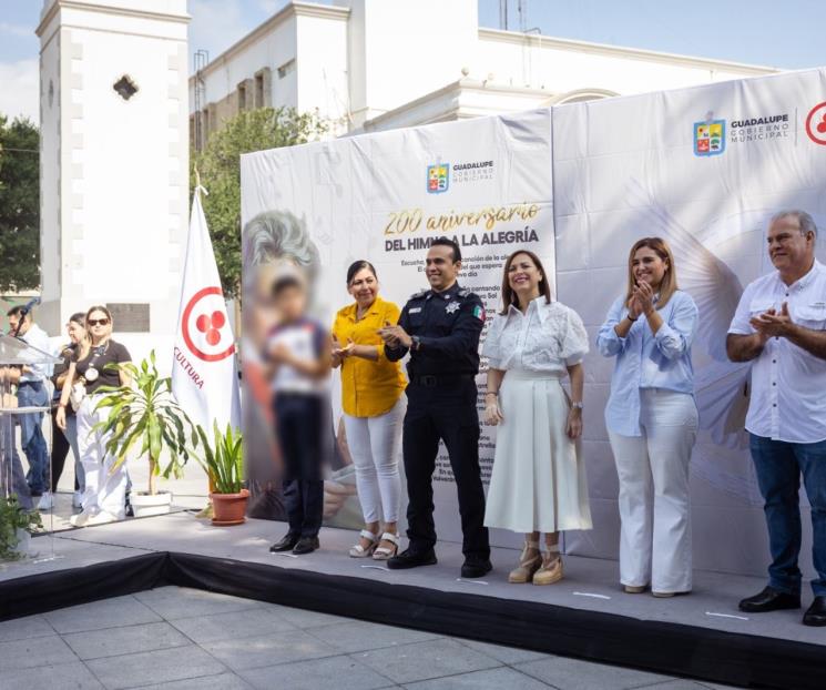 Celebran en Guadalupe 200 años del ‘Himno a la Alegría’ Celebran en Guadalupe 200 años del ‘Himno a la Alegría’