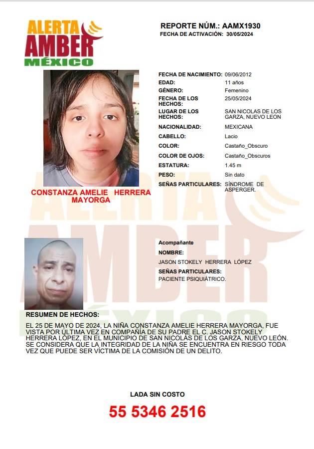 Desaparece niña con autismo