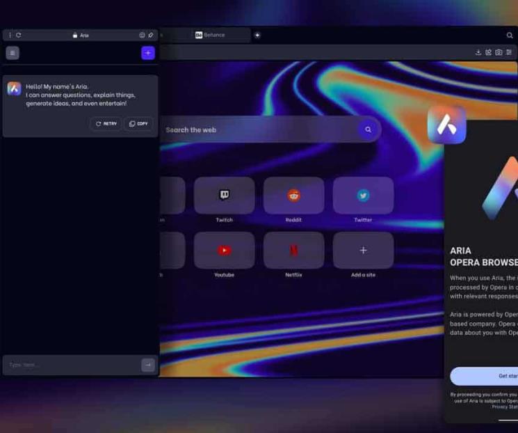 Opera integra Google Gemini en Aria