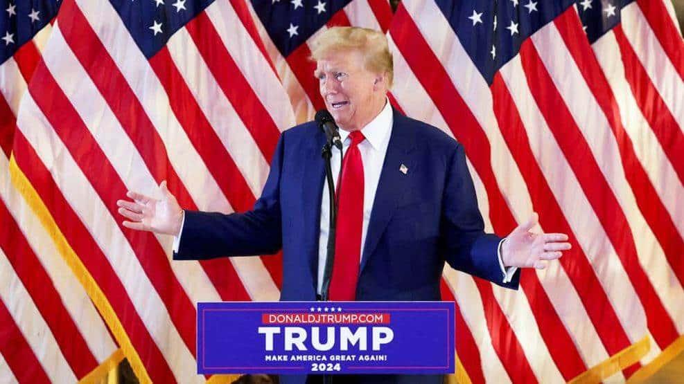 Campaña de Trump recauda 52.8 mdd tras juicio