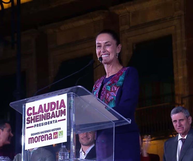 Va Sheinbaum por la continuidad