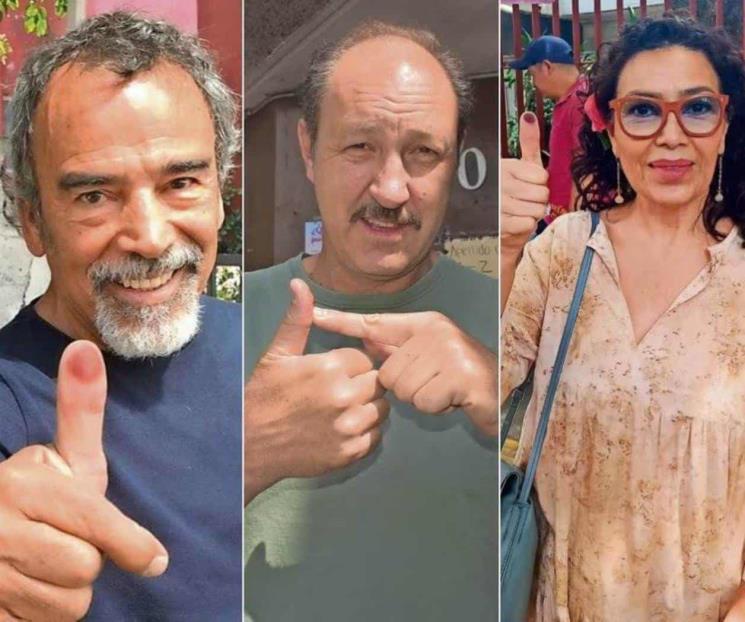 Famosos cumplen y salen a votar
