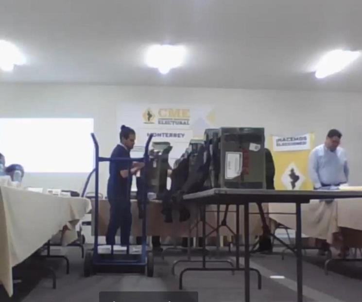 Comienza conteo de votos en Monterrey