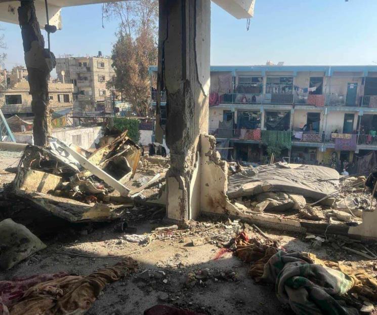 Bombardeo israelí en escuela de la ONU en Gaza deja 37 muertos