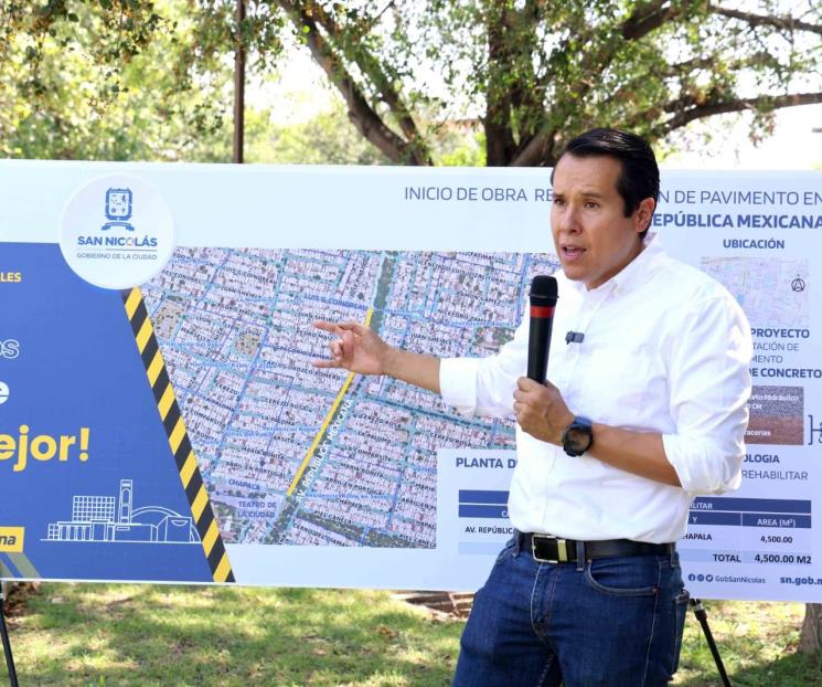 Inician segunda etapa de rehabilitación de la Av. República Mexicana