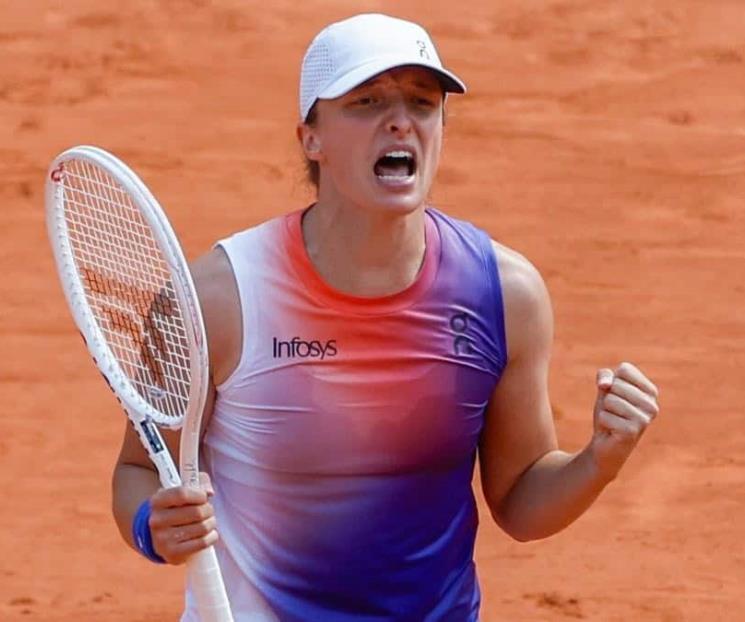 Swiatek se acerca a las leyendas de Roland Garros