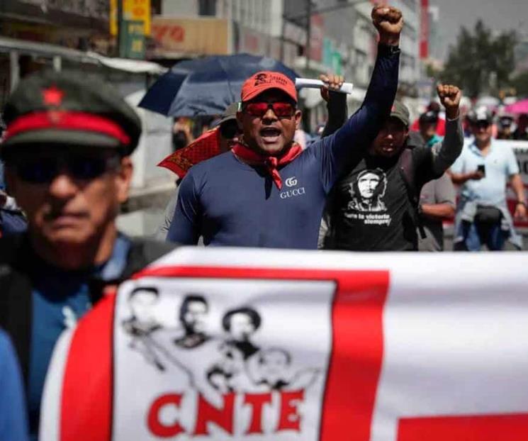 No se levanta plantón antes de reunión en Palacio: CNTE