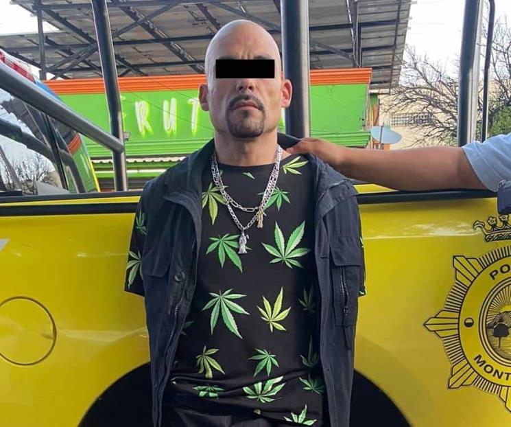 Cae con arma de fuego y droga