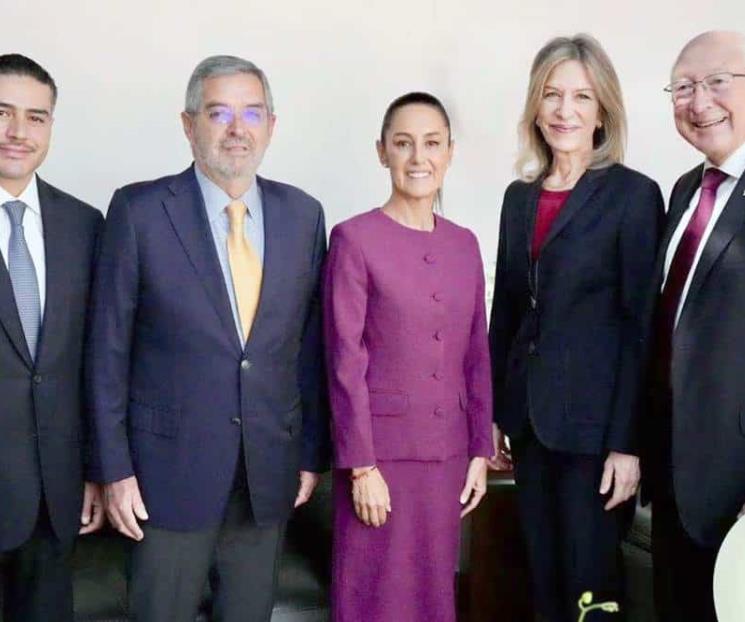 Se reúne Sheinbaum con comitiva de Joe Biden