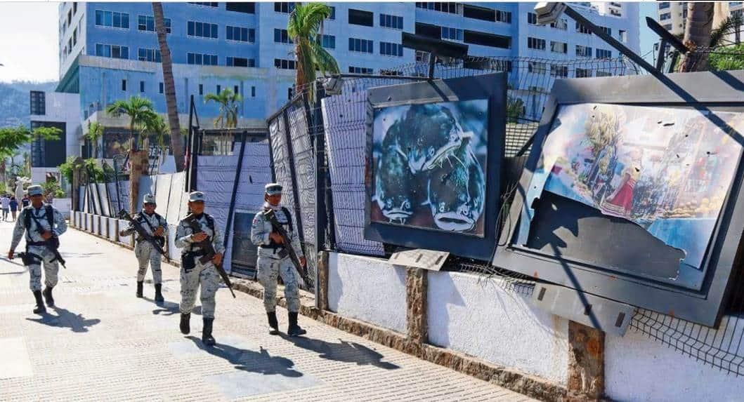 AMLO mantiene 10 mil elementos de GN en Acapulco