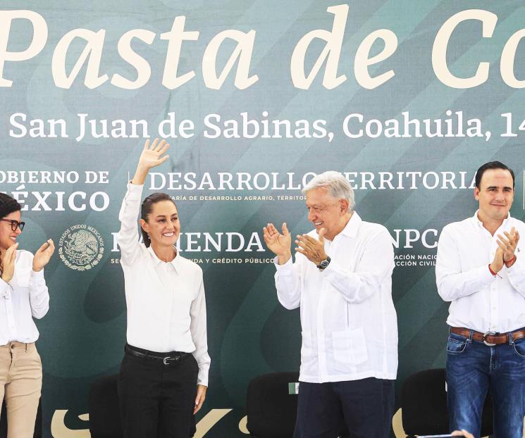 Encabezan Sheinbaum y AMLO primera reunión de gira juntos