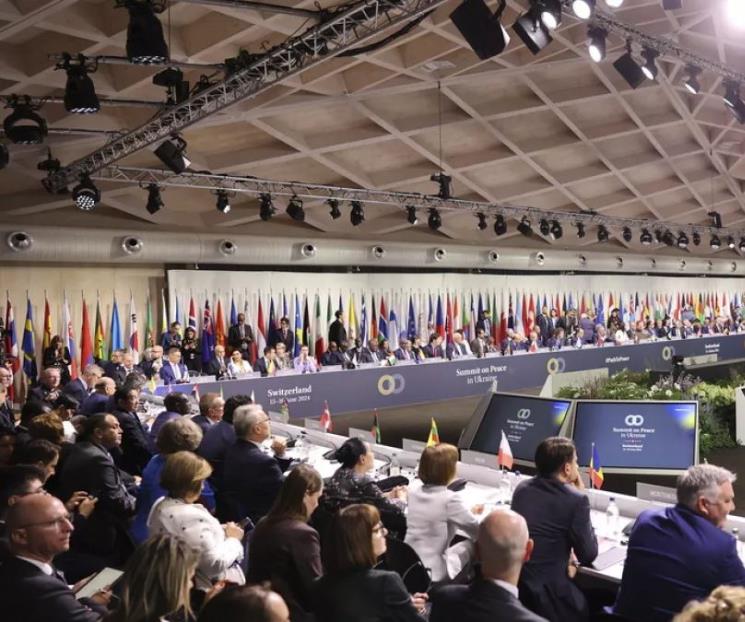 Reafirman casi 80 países apoyo a Ucrania en Suiza Reafirman casi 80 países apoyo a Ucrania en Suiza