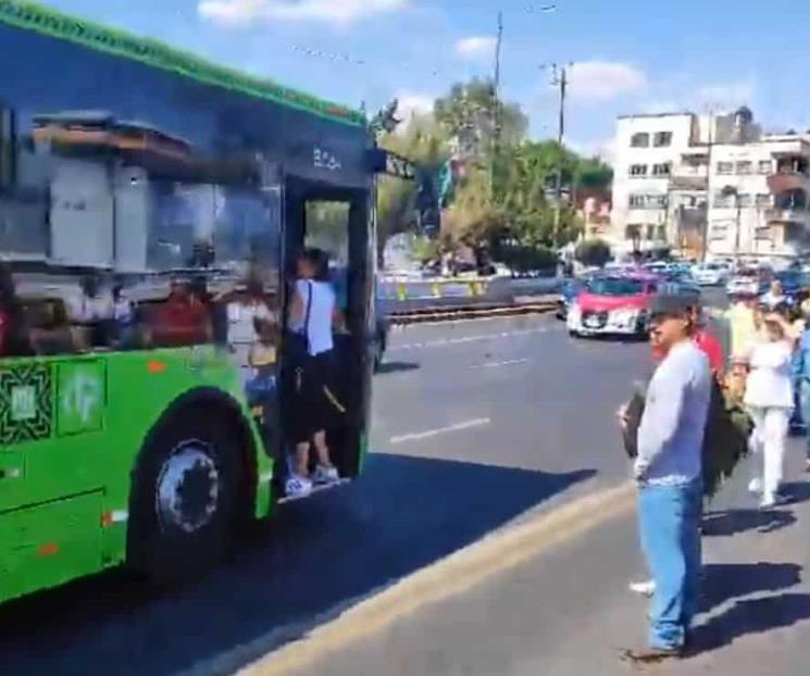 Se suspende servicio de transporte público por Tormenta