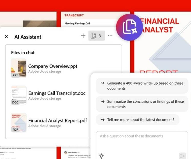 Adobe Acrobat con Firefly: IA generativa para tus PDFs