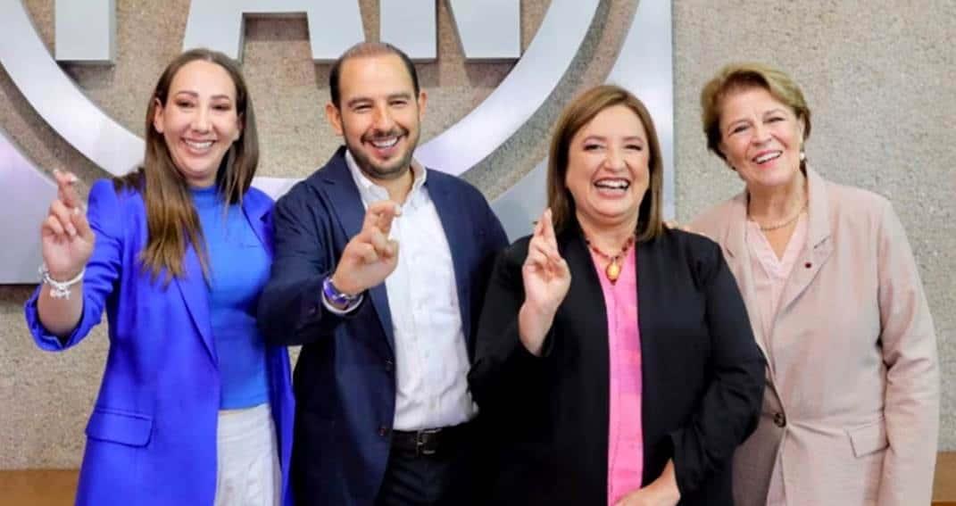 Hacen las paces Xóchitl Gálvez y Marko Cortés 