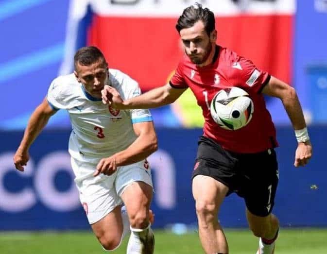Empatan Georgia y Chequia en la Eurocopa