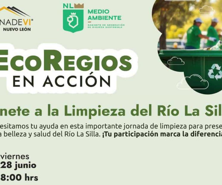 Convocan a limpiar río La Silla