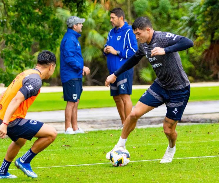 Recupera Rayados en su pretemporada de playa a Brandon Vázquez