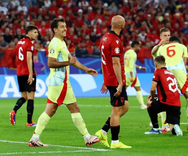 Vence España a Albania y llega a Octavos como líder de su grupo