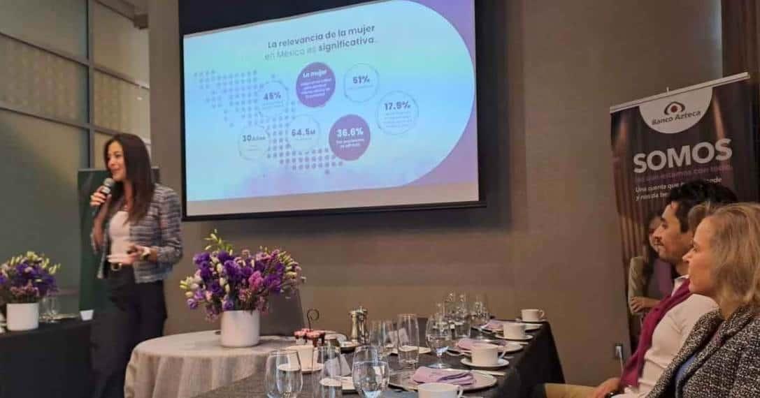 Banco Azteca busca captar dos millones de usuarias mujeres