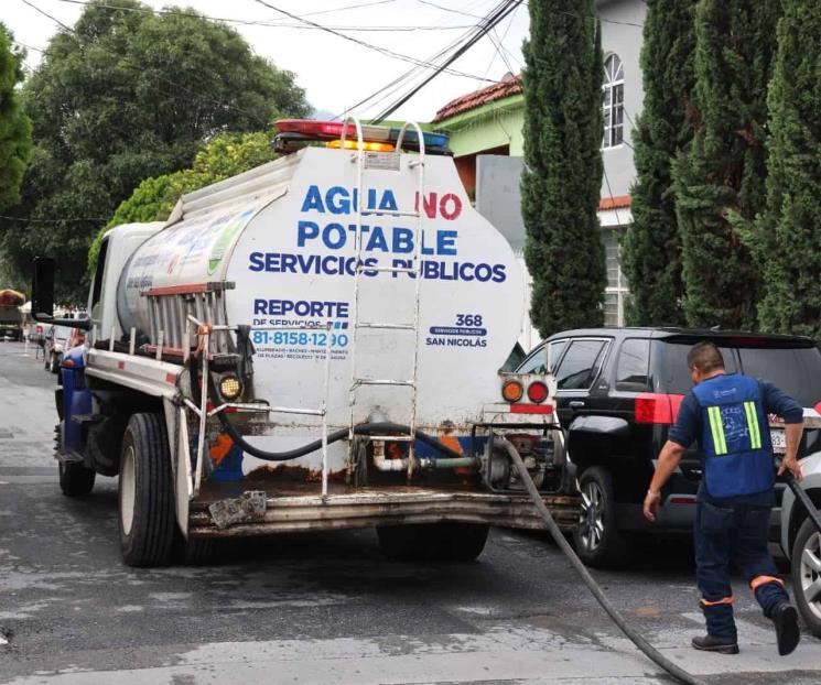 Apoya San Nicolás sectores con problemas de suministro