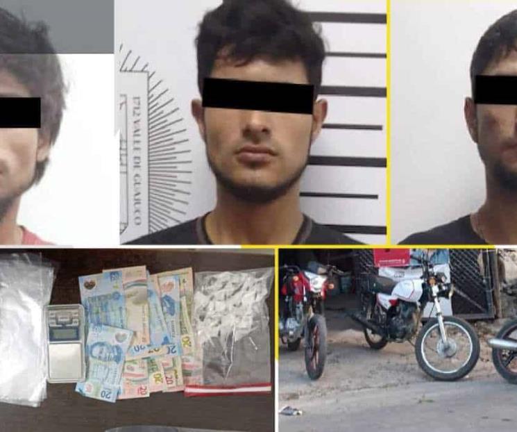 Aprehenden a ladrones de motos