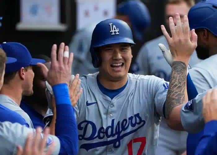 Ohtani guió a los Dodgers