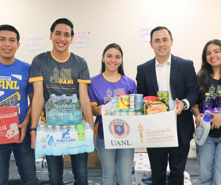 Se solidarizan universitarios con afectados por tormenta Alberto