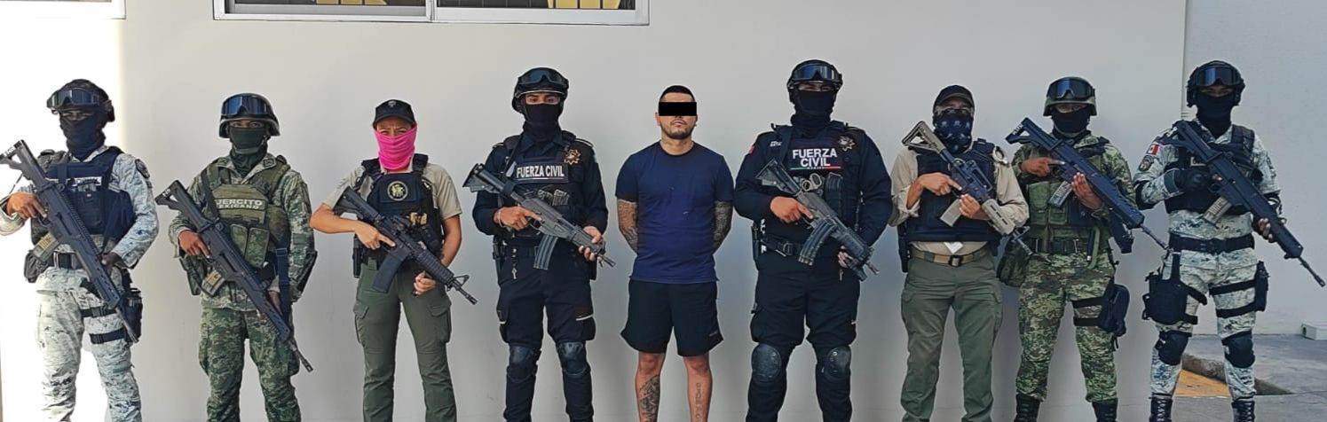 El grupo de Coordinación para la Seguridad detuvo a un peligroso delincuente llamado “Tony Montana” en Escobedo, señalado como uno de los principales generadores de violencia en la entidad.