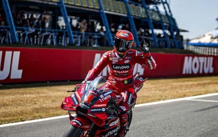 Gana Bagnaia del GP de Holanda en el Mundial del MotoGP Gana Bagnaia del GP de Holanda en el Mundial del MotoGP