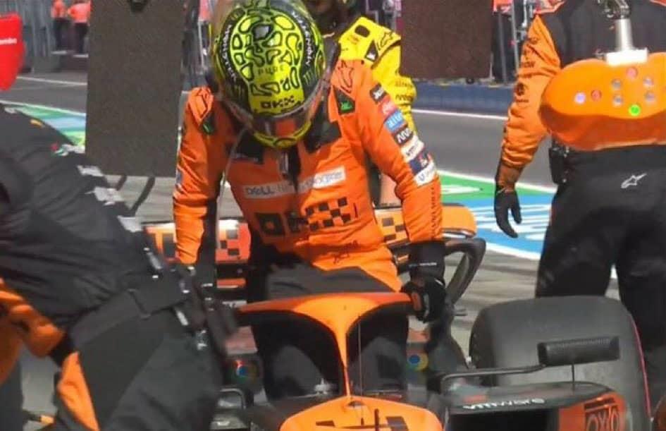 Dice Norris que Verstappen destruyó su carrera en Austria Dice Norris que Verstappen destruyó su carrera en Austria