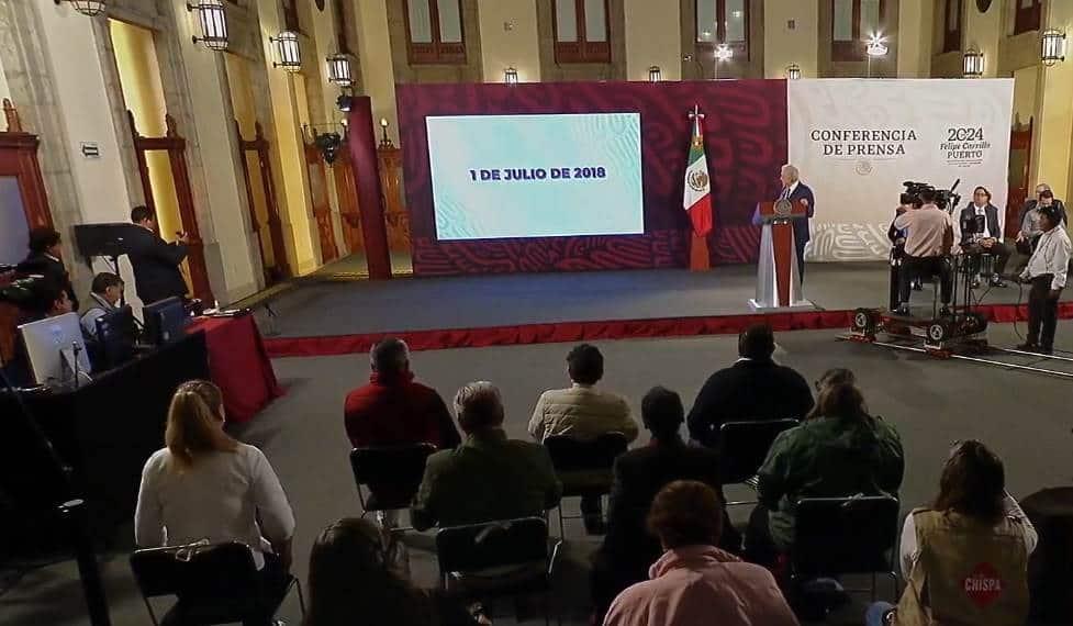 AMLO recuerda su triunfo electoral de 2018