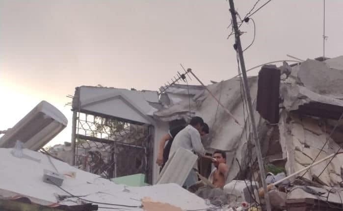 Un saldo de cinco lesionados dejó una explosión por acumulación de gas, ayer en el municipio de Guadalupe.