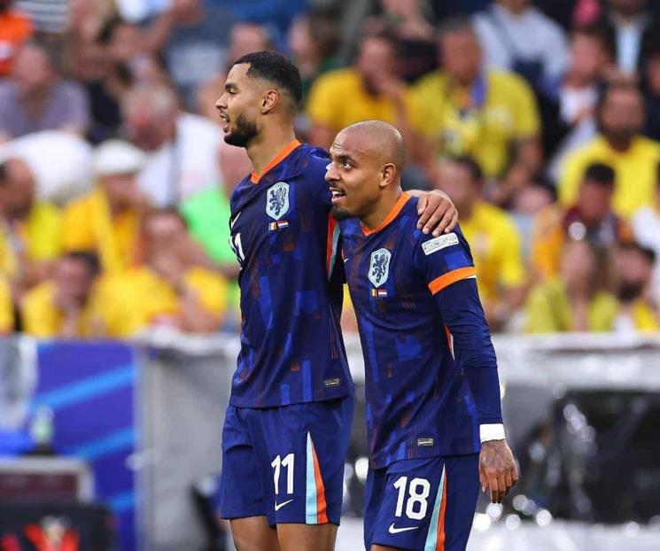 Países Bajos golea a Rumania y avanza a cuartos de la Eurocopa