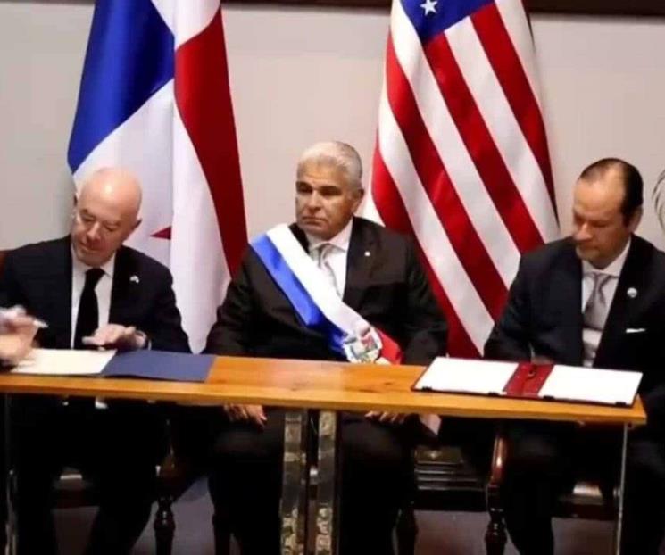Firman Panamá y EU acuerdo para la repatriación de migrantes