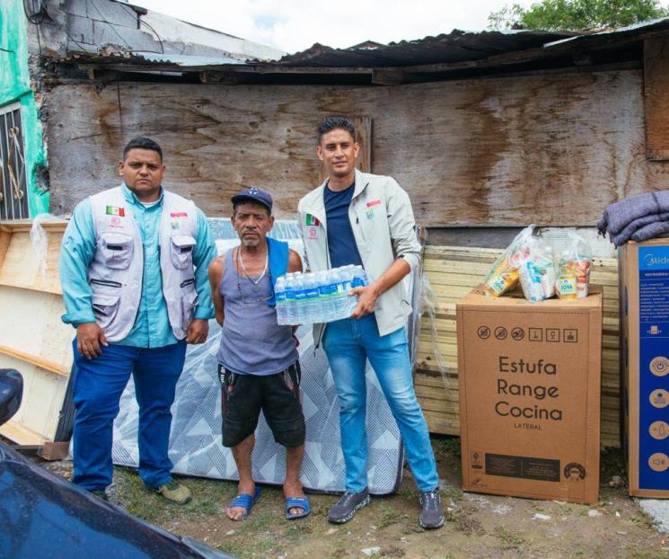 Apoya Guadalupe a familia que le explotó su casa