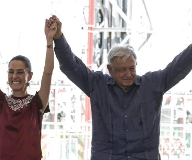 Celebra AMLO tercer bloque del gabinete de Claudia