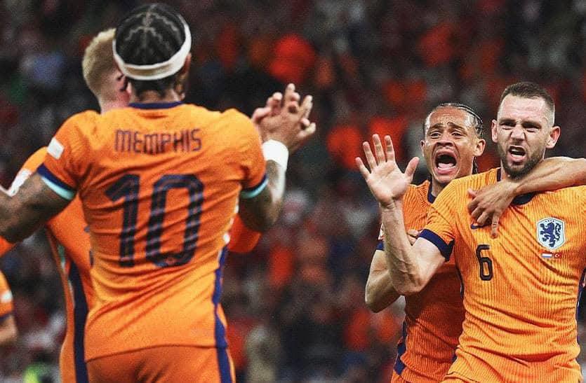Remonta Holanda a Turquía y se cuela a las semis de la Eurocopa