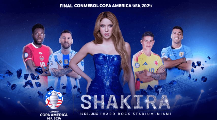 Cantará Shakira en la Final de la Copa América Cantará Shakira en la Final de la Copa América