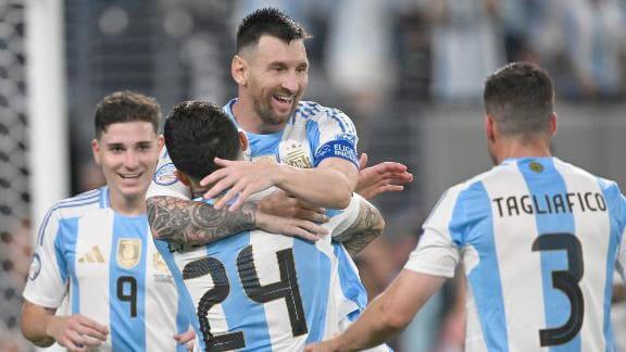 Se mete la albiceleste a la final de la Copa América Se mete la albiceleste a la final de la Copa América