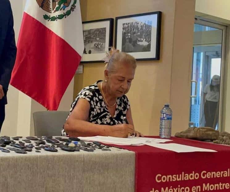 Mexicana en Canadá entrega 257 piezas arqueológicas Mexicana en Canadá entrega 257 piezas arqueológicas