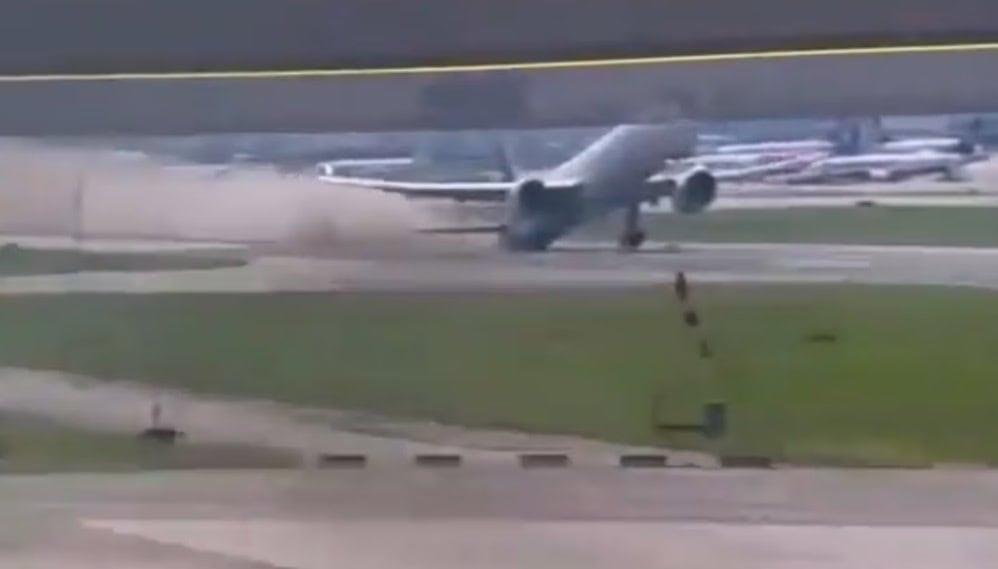 Avión de Latam aterriza de emergencia por golpe de cola en Milán