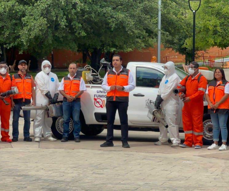 Activa Santa Catarina una fumigación masiva en todas sus colonias