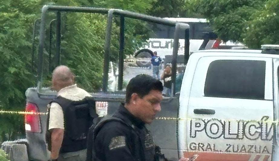 Matan a balazos a 2 en Zuazua