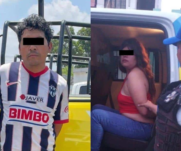 Detienen a hombre y mujer por agredir a sus familiares Detienen a hombre y mujer por agredir a sus familiares