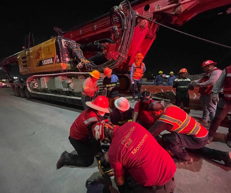 Sufre caída trabajador del Metro