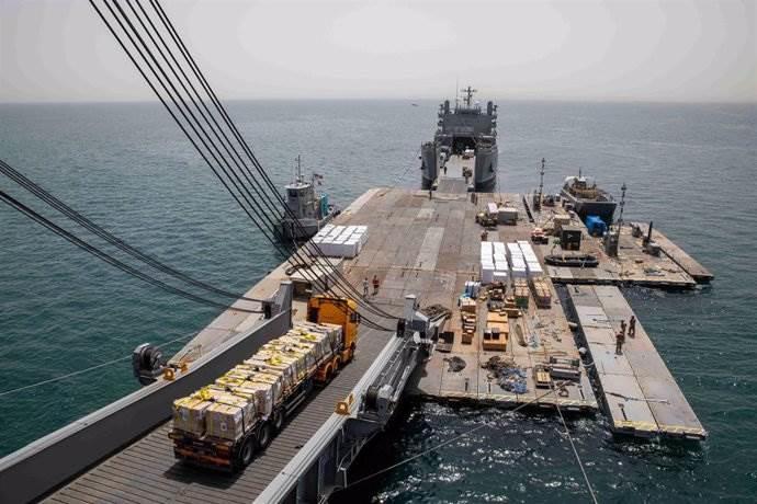 Pone EU fin a misión del muelle temporal en Gaza Pone EU fin a misión del muelle temporal en Gaza