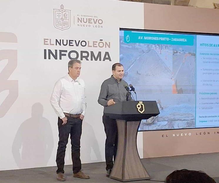 Registran un avance del 30% obras del par vial